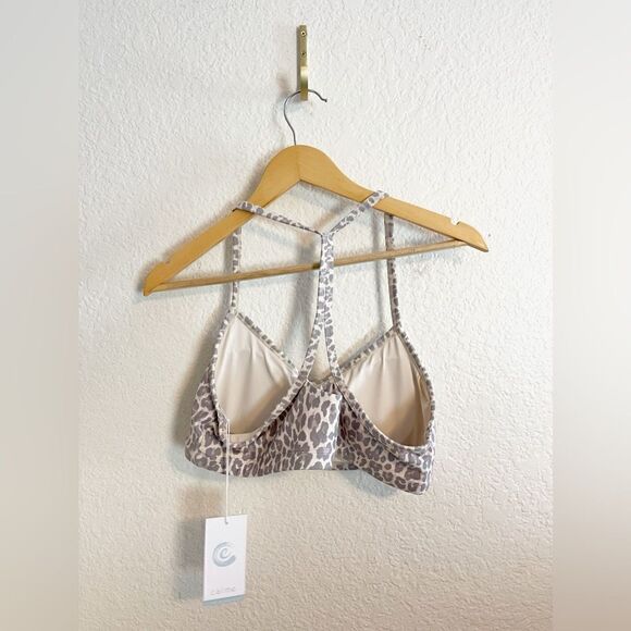 Johnny Was Calme Snow Leopard Sports Bra. XL. NWT - Picture 2 of 5